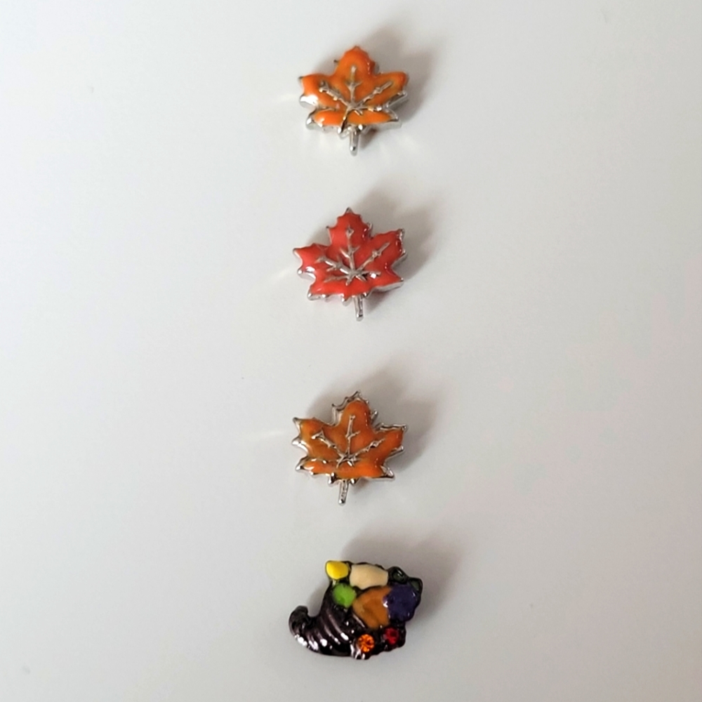 4 Origami Owl Fall/Thanksgiving Charms